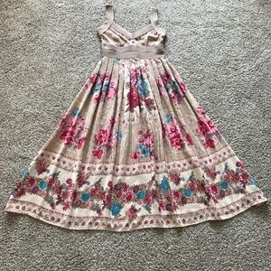 Floral Women’s Tracy Reese Victorian Days silk Dress 6 Anthropologie